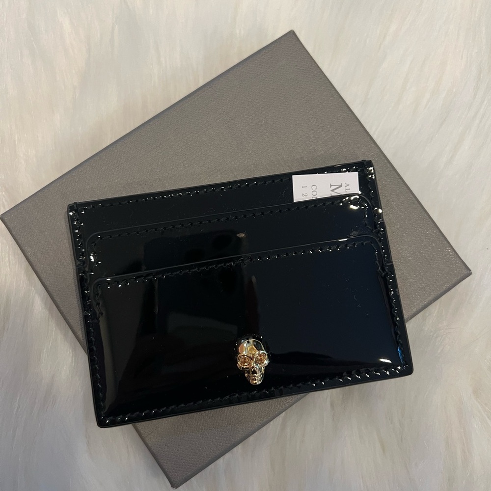 Alexander McQueen Black Card Holder